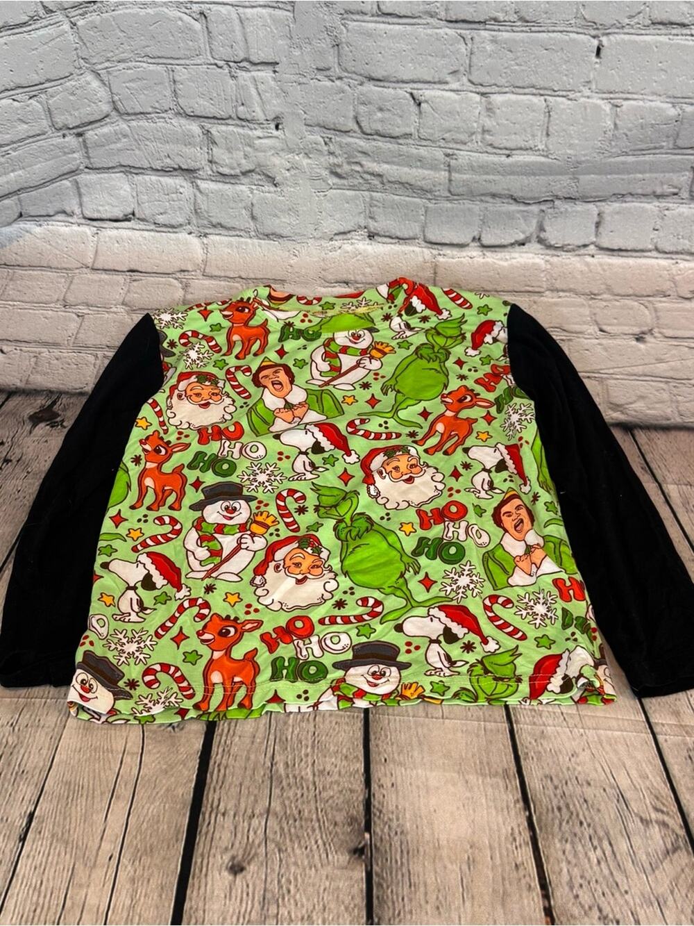 Ooh La la Bamboo Christmas Classic Bamboo Long Sleeve Shirt